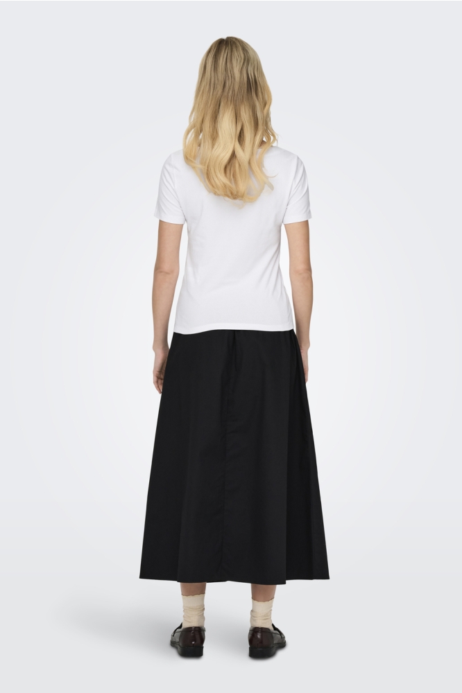 ONLLIVE LOVE LIFE S/S BOATNECK TOP 15349048 WHITE